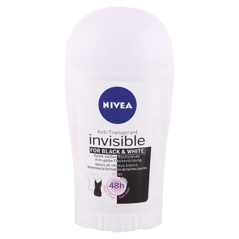 Nivea tuhý antiperspirant Invisible for Black & White Clear 40ml