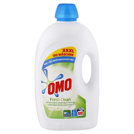 OMO Fresh Clean univerzální gel na praní extra svěží 5l / 100 praní