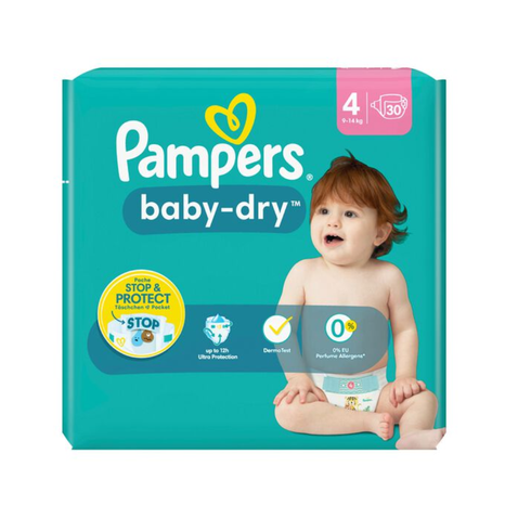 Pampers Baby Dry dětské plenky (4) 9-14 kg  / 30 ks