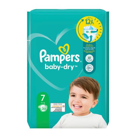 Pampers Baby Dry dětské plenky (7) 15kg a více / 20 ks