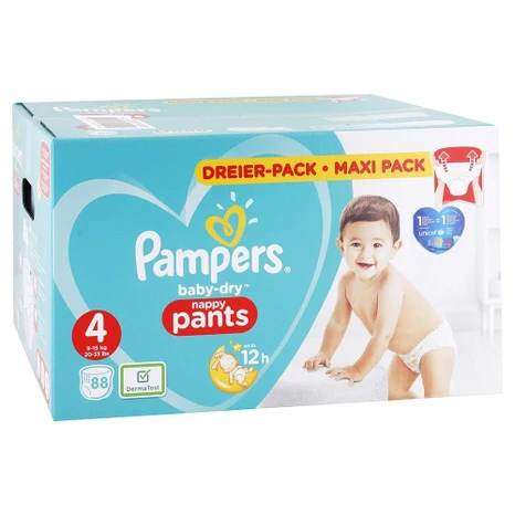 PAMPERS Baby Dry kalhotkové plenky (4) 9-15 kg  / 96 ks
