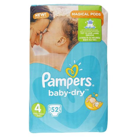 PAMPERS Baby Dry dětské pleny (4) Maxi 8-16 kg  / 52 ks