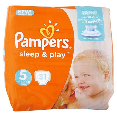 PAMPERS Sleep & Play dětské pleny (5) Junior 11-23 kg  / 31 ks