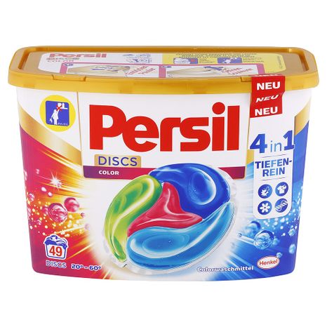 PERSIL DISCS Color kapsle na barevné praní 4v1 49 ks