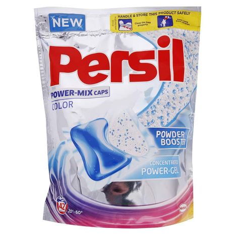 PERSIL Power Mix Color univerzální gelové kapsle na praní 42 ks