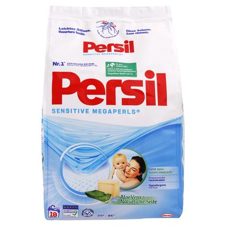 Persil Sensitive Megaperls prášek na praní pro citlivou pokožku 1,332 kg / 18 praní