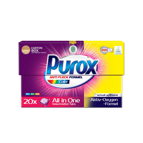 Purox Color práškové kapsle na praní 20 ks