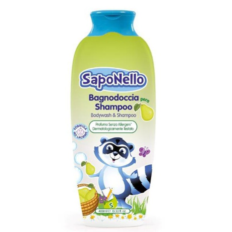 Saponello gel a šampón 2v1 Hruška 400 ml