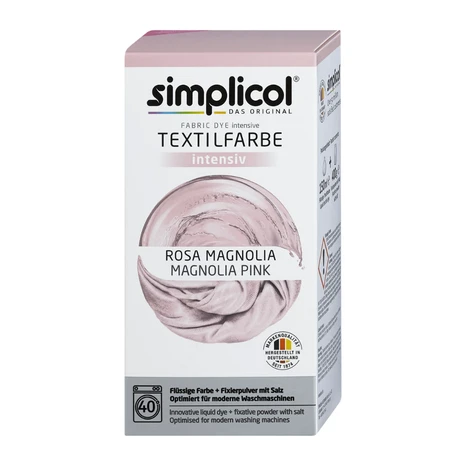 Simplicol barva na textil Ružová magnolia 150ml + 400g