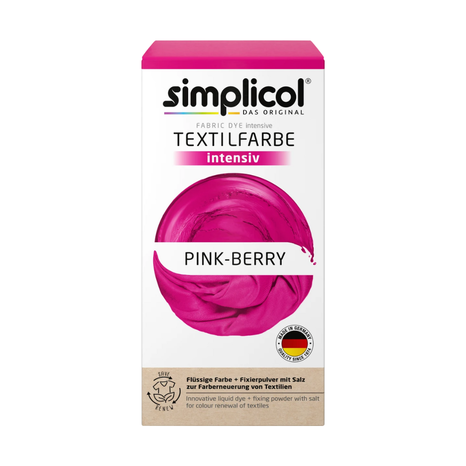 Simplicol barva na textil Růžové bobule  150ml + 400g