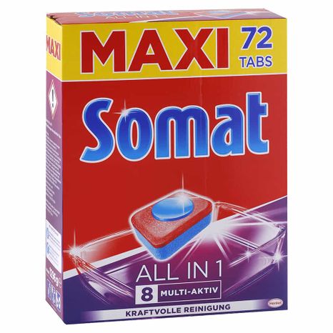 Somat All in 1 Multi Aktiv 8 tablety do myčky nádobí 72 ks