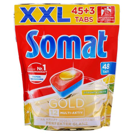 Somat Gold tablety do myčky nádobí Citron a limetka 48 ks