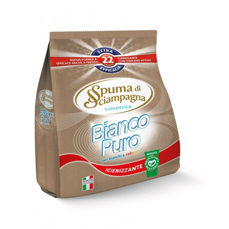 Spuma di Sciampagna univerzální prací prášek Bianco Puro 990 g / 22 praní