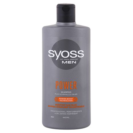 Syoss Men Power šampon na normální vlasy a růst vlasů 440 ml