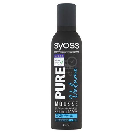 Syoss Pure Volume pěnové tužidlo s extra silnou fixací 250 ml