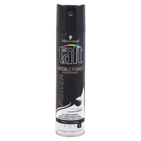 Taft Invisible Power lak na vlasy mega silný fixační účinek 250 ml