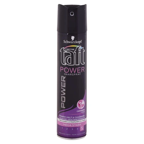 Taft  Power Cashmere lak na vlasy mega silný fixační účinek 250 ml