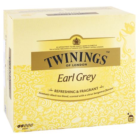 TWININGS černý čaj Earl Grey 50 ks