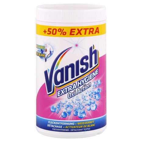VANISH Extra Hygiene Oxi Action práškový odstraňovač skvrn na bílé prádlo 1,5 kg