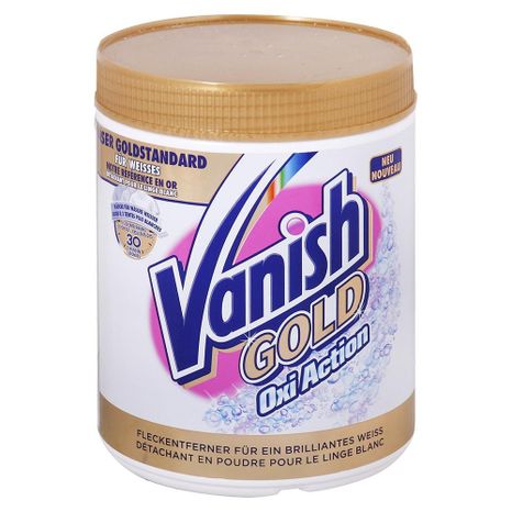 VANISH Gold Oxi Action práškový odstraňovač skvrn pro bílé prádlo 1 kg