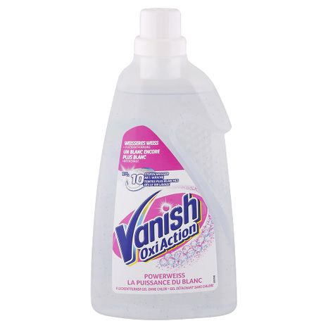 Vanish Oxi Action gel na odstranění skvrn z bílého prádla 1,5 l