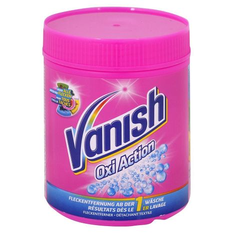 VANISH Oxi Action práškový odstraňovač skvrn pro barevné prádlo 550 g