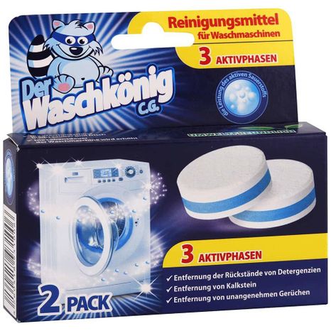Waschkönig čistič pračky v tabletkách 2 ks