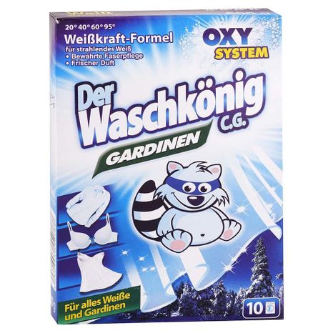 Waschkönig prací prášek na bílé prádlo a záclony 600 g / 10 praní