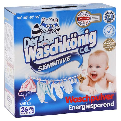 Waschkönig prací prášek Sensitive 1,95 kg / 26 praní