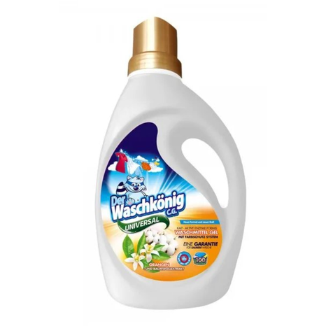Waschkönig Universal prací gel Pomeranč 3 l / 100 praní
