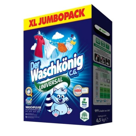 Waschkönig univerzální prací prášek 6,5 kg / 100 praní