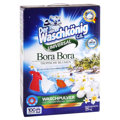 Waschkönig univerzální prášek Bora Bora 7,5 kg / 100 praní