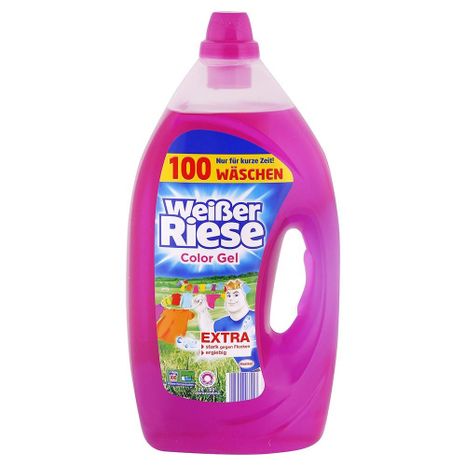 Weisser Riese Color gel na praní barevného oblečení 5 l / 100 praní
