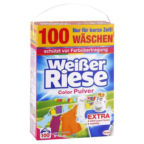 WEISSER RIESE Color prášek na praní barevného prádla 5,5 kg / 100 praní