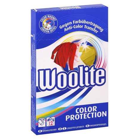 Woolite Color Protection ubrousky proti zabarvení 12 ks