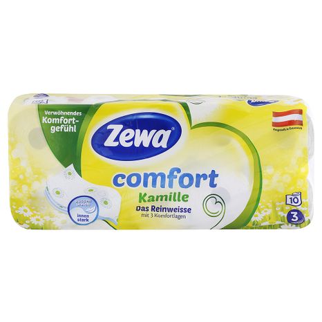 Zewa toaletní papír 3-vrstvý Comfort Heřnámek 10 ks