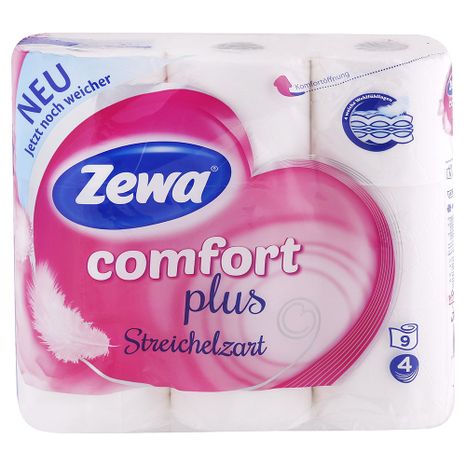 Zewa toaletní papír 4-vrstvý Comfort plus 9 ks