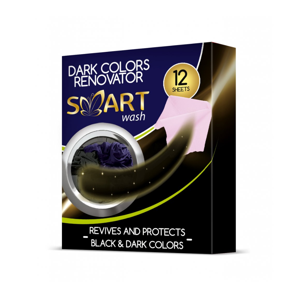 SMART WASH obnova tmavých barev ubrousky do praní 12 ks